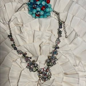 Ring & costume necklace